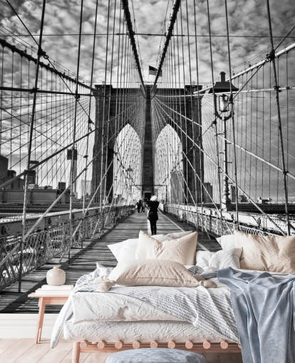 Brooklyn Bridge-achtergrond Brooklyn Bridge-achtergrond