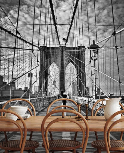 Brooklyn Bridge Bakgrunn Brooklyn Bridge Bakgrunn