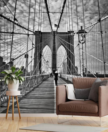 Brooklyn Bridge Bakgrunn Brooklyn Bridge Bakgrunn