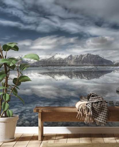 Papel de Parede Lago Gelado na Islândia