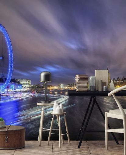 Kevyet polut ylös Thamesin Lontoon seinämaalaukseen Kevyet polut ylös Thamesin Lontoon seinämaalaukseen