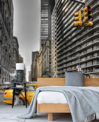 New York vægmaleri tapet