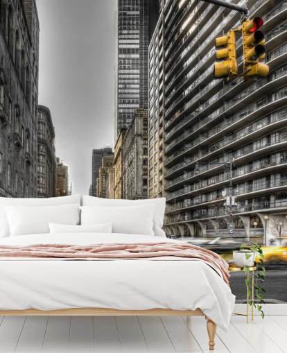 New Yorkin seinämaalaus taustakuva