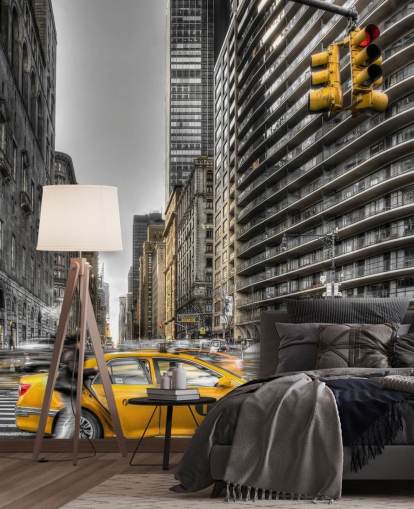New Yorkin seinämaalaus taustakuva