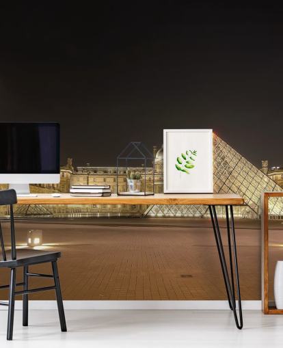 Der Louvre bei Nacht Fototapete Der Louvre bei Nacht Fototapete