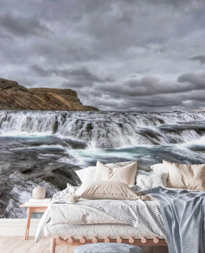 Papel pintado de cascada fría