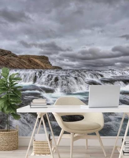 Papel pintado de cascada fría