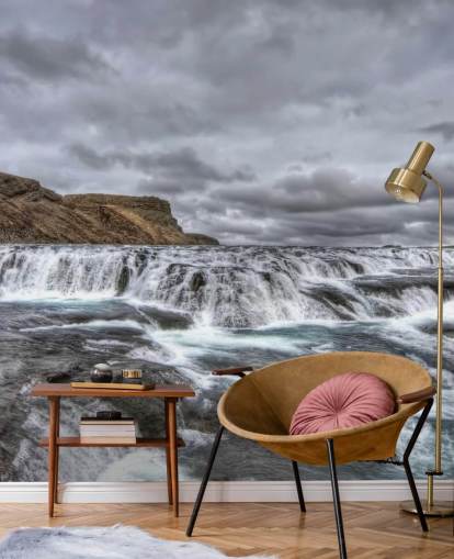 Papel pintado de cascada fría