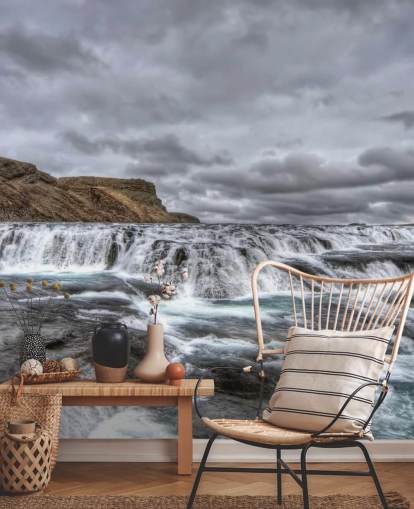 Papel pintado de cascada fría