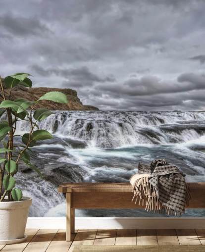 Cold Waterfall Wallpaper