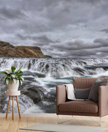 Papel pintado de cascada fría