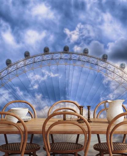 Lontoon silmäseinämaalauksen yläosa