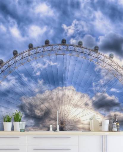 Topo do London Eye Wall Mural