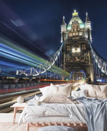 Tower Bridge trafikk veggmaleri