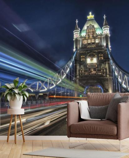 Decorazione murale con il Tower Bridge