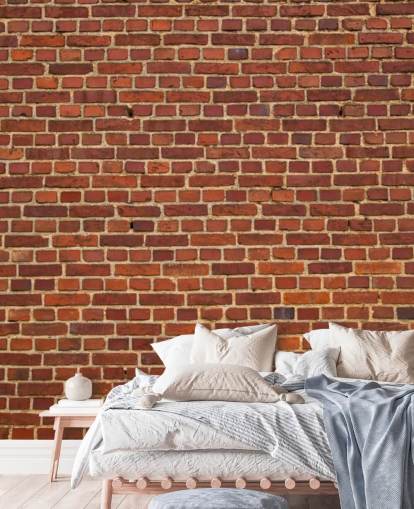 Old Red Brick Wall Wallpaper
