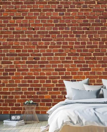 Old Red Brick Wall Wallpaper