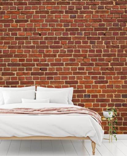 Old Red Brick Wall Wallpaper