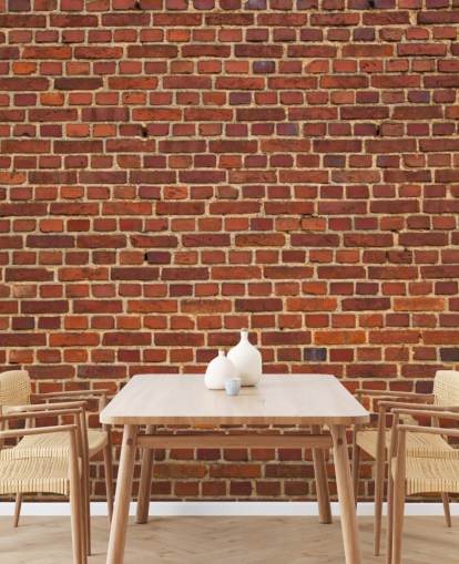 Old Red Brick Wall Wallpaper