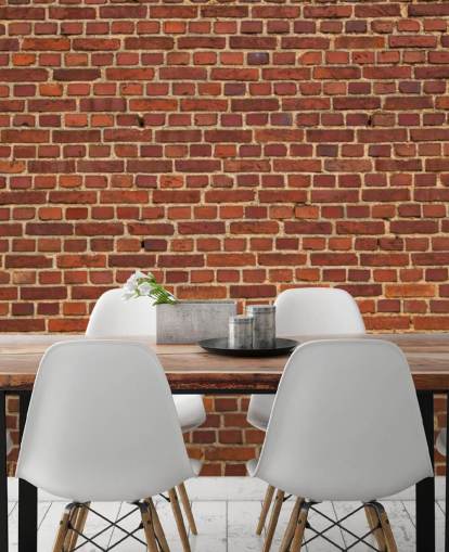 Old Red Brick Wall Wallpaper