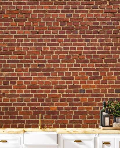 Gammal röd tegelvägg Bakgrund Gammal röd tegelvägg Bakgrund