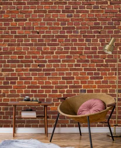 Old Red Brick Wall Wallpaper