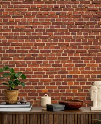 Old Red Brick Wall Wallpaper Old Red Brick Wall Wallpaper