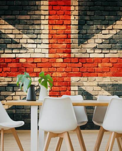 Union Jack Brick Wall Wallpaper Union Jack Brick Wall Wallpaper