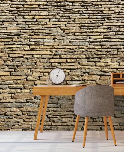 Natural Stone Bricks Wallpaper