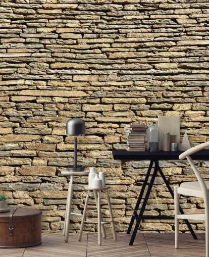 Natural Stone Murstein Bakgrunn Natural Stone Murstein Bakgrunn