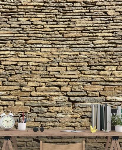 Natural Stone Bricks Wallpaper