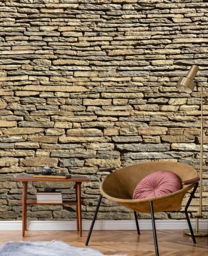 Natural Stone Bricks Wallpaper Natural Stone Bricks Wallpaper