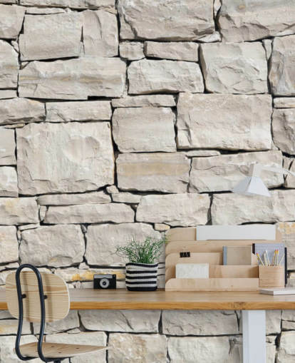 Papier Peint Grey Stone