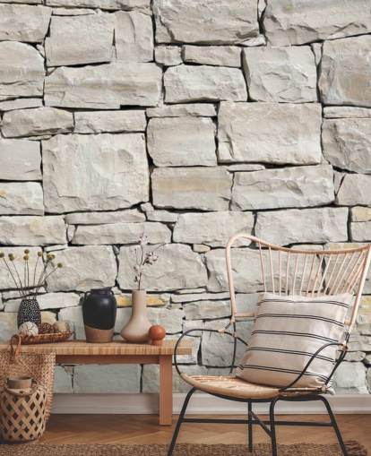 Papel de parede Grey Stone