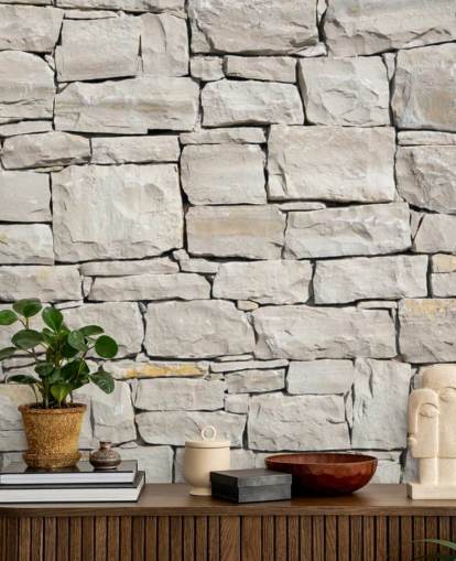 Carta da parati Grey Stone