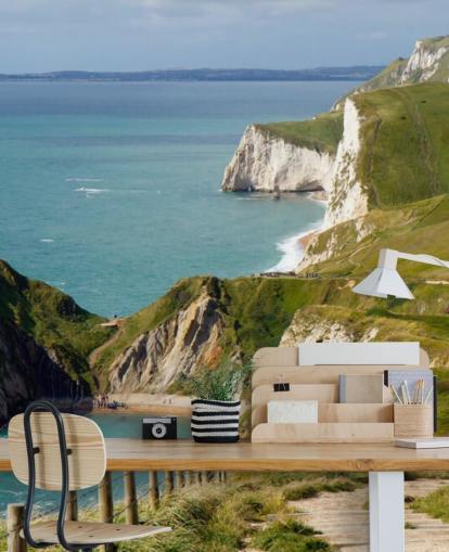Dorset White Cliffs Coastal Wandgemälde