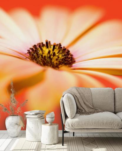 Large Orange Flower Wallpaper Large Orange Flower Wallpaper