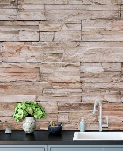 Carta da parati murale con arenaria Carta da parati murale con arenaria