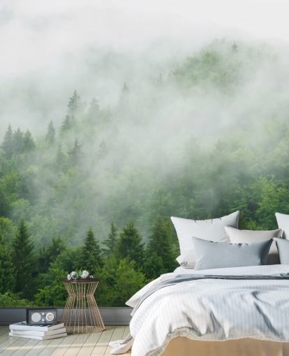 Tåke over Skogen Veggmaleri Tåke over Skogen Veggmaleri