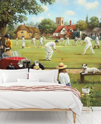 cricket match maleri tapet