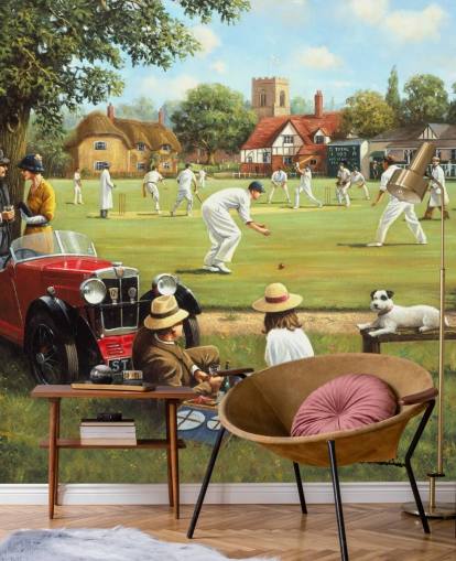 cricket match maleri tapet