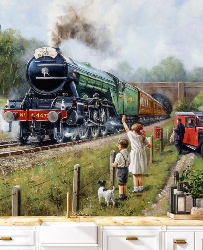 people waving at a steam train wallpaper people waving at a steam train wallpaper