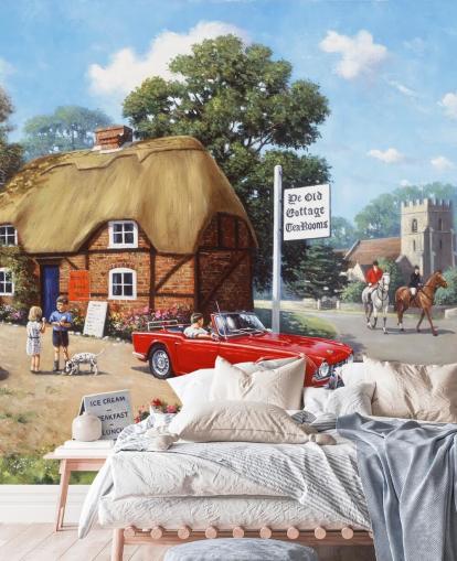 A Stop for Tea Carehome Wallpaper