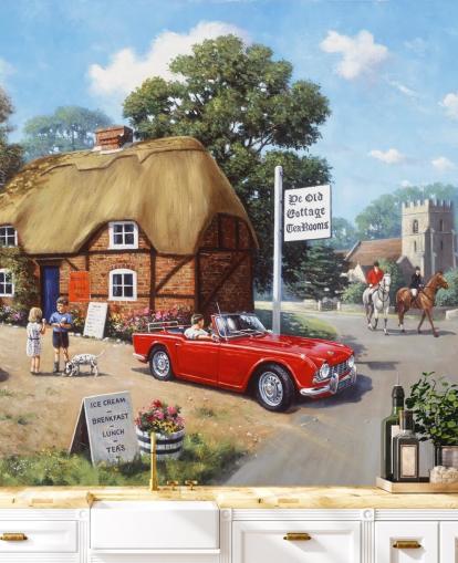 A Stop for Tea Carehome Wallpaper