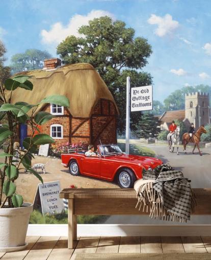 A Stop for Tea Carehome Wallpaper