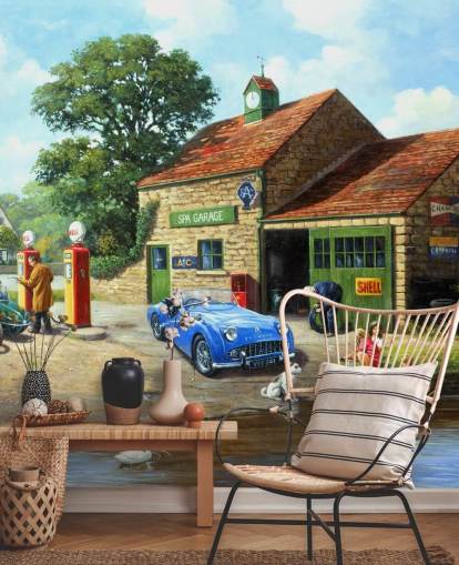 fondo de pantalla de la gasolinera en el pasado fondo de pantalla de la gasolinera en el pasado
