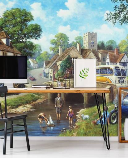 Pastime at the River Care Home Wallpaper