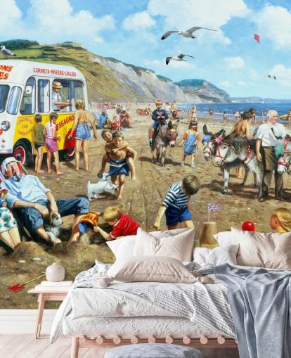 old fashioned seaside wallpaper old fashioned seaside wallpaper