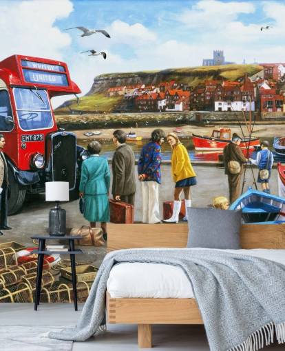 uk whitby satama 1960-luvulla tapetti