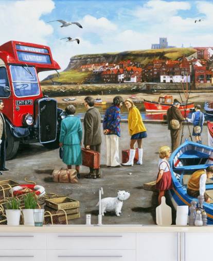 uk whitby satama 1960-luvulla tapetti